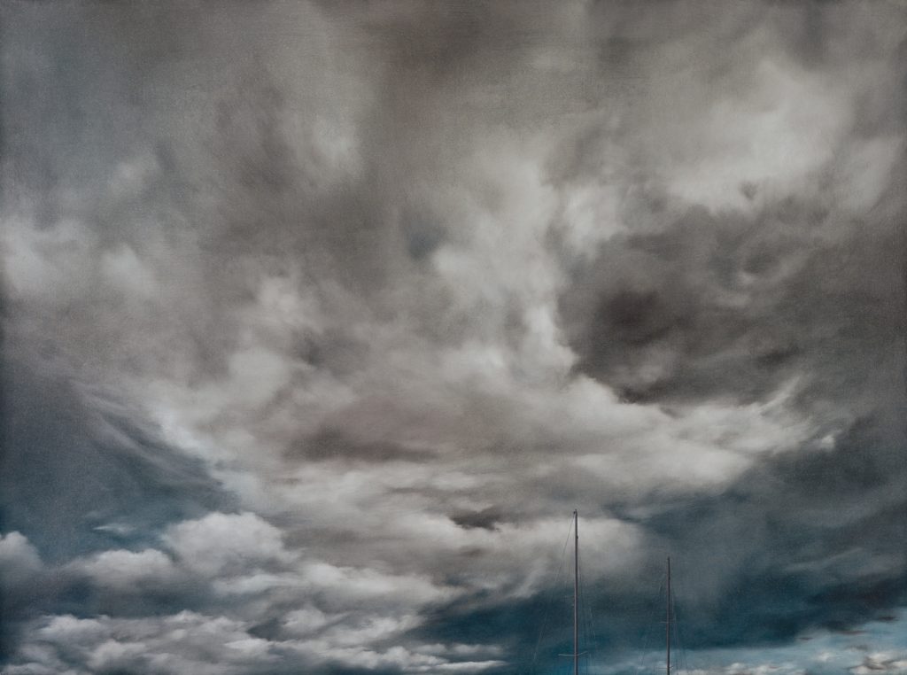 Maritime, 2008, oil on canvas, 127×172,    MOCAK, Museum of Contemporary art in Krakow