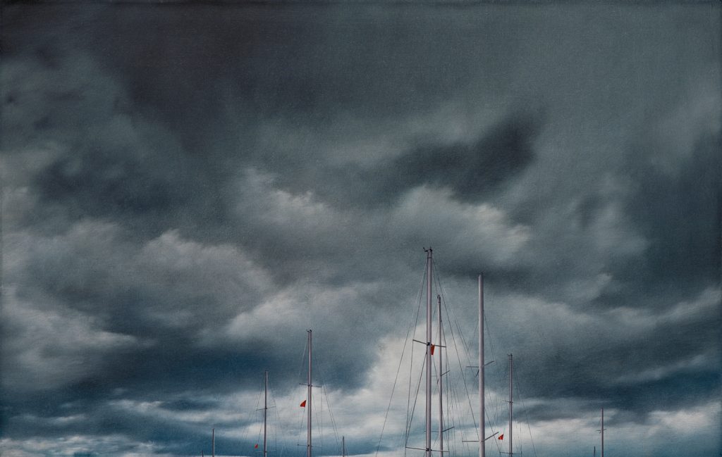 Maritime, 2008, oil on canvas, 76×120, private collection, Tel Aviv