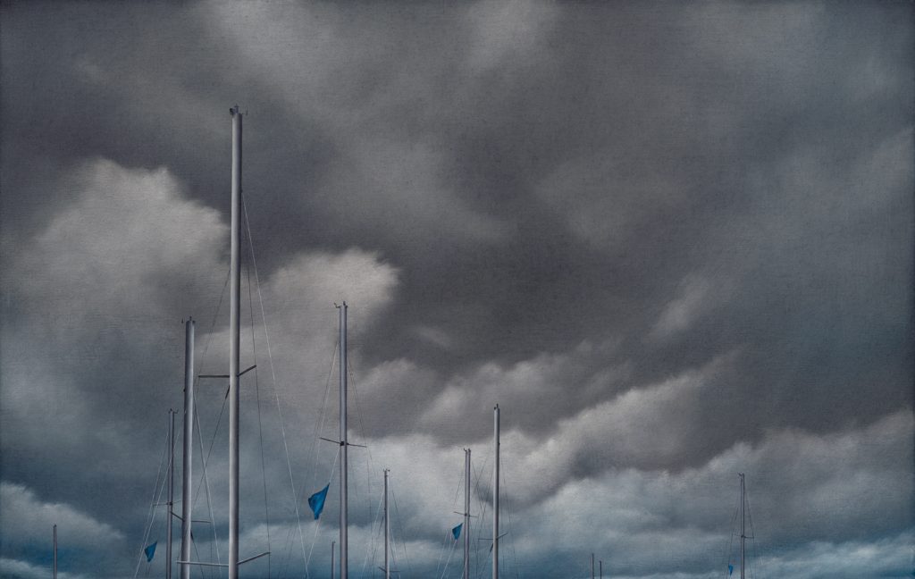 Untitled, 2009, oil on canvas, 127×192, private collection
