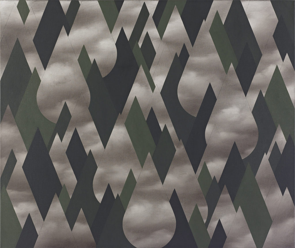 Forest in the Rain , 2013, Oil on canvas, 92×110 cm
