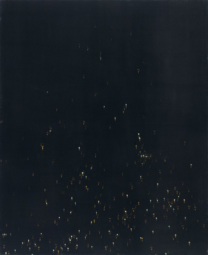 Untitled, 2004, acrylic and oil on canvas, 160×130
