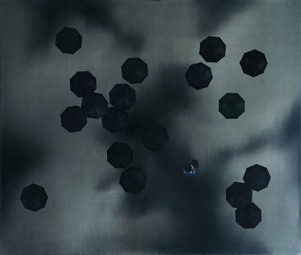 December 21, Midnight, 2005, oil on canvas, 148×175, collection of Fruchter family, Belgium